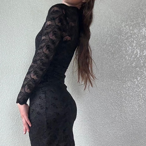 Steven Madden Black Lace Dress - Picture 4 of 5